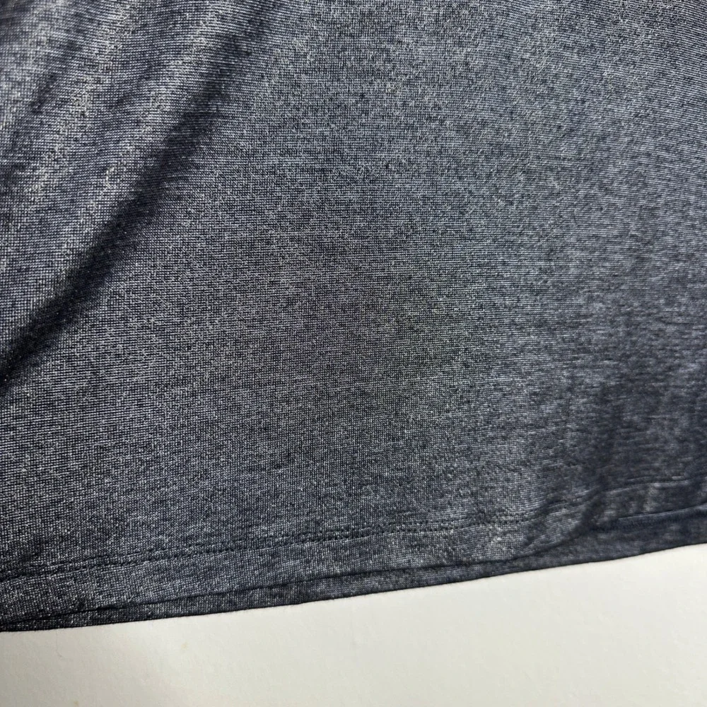 J.McLaughlin Turtleneck Gray Metallic Shimmer Long Sleeve Medium